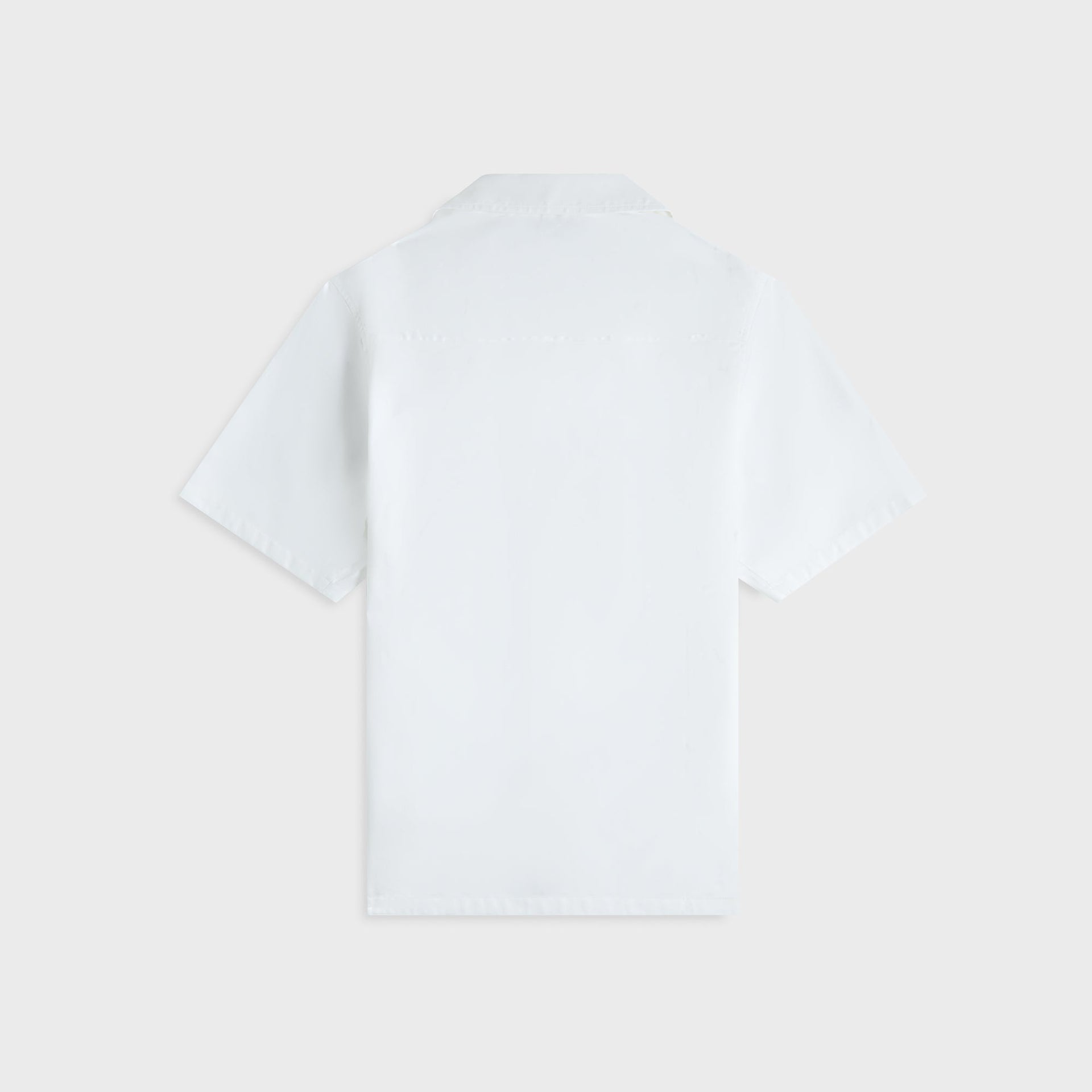 Casablanca Embroidered Monogram Short Sleeve Cuban Collar Shirt - White
