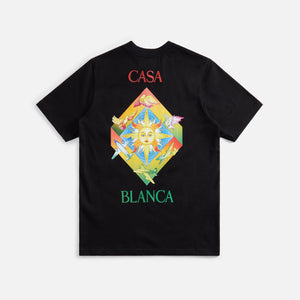 Casablanca Les Elements Printed Studio De Musique Tee - Black