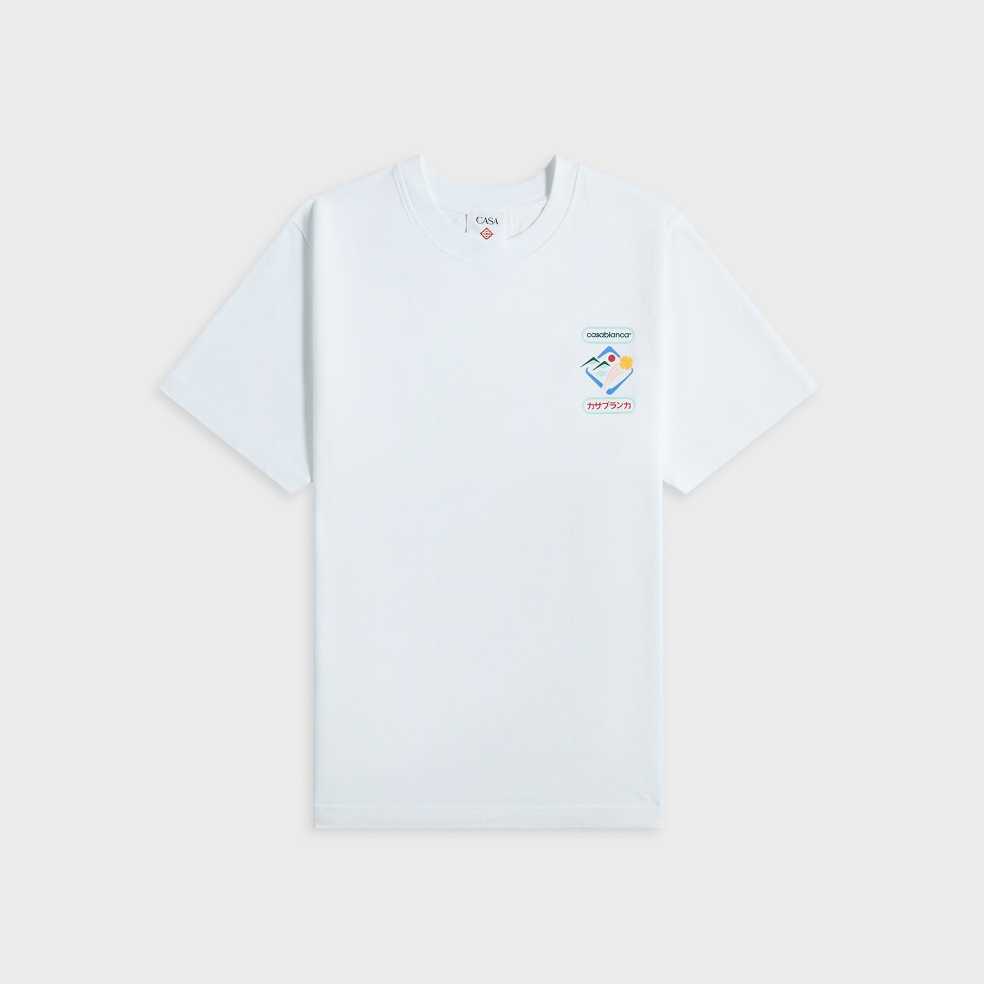 Casablanca Montagne Sportif Oversized Tee in White