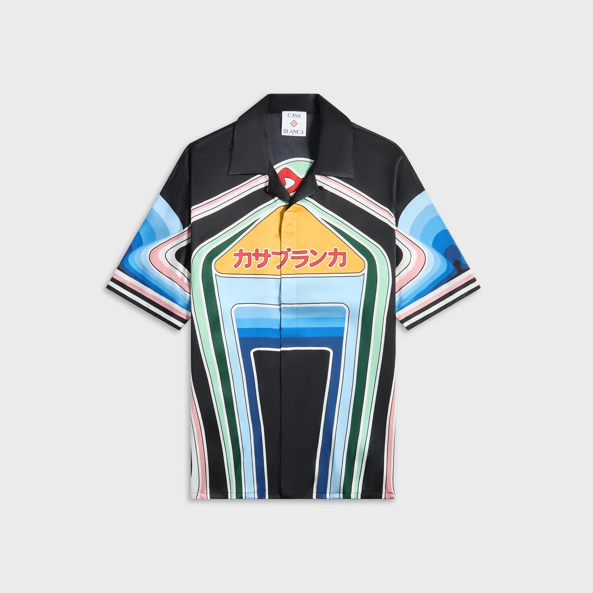 Casablanca Montagne Graphic Mountain Shirt in Multicolor