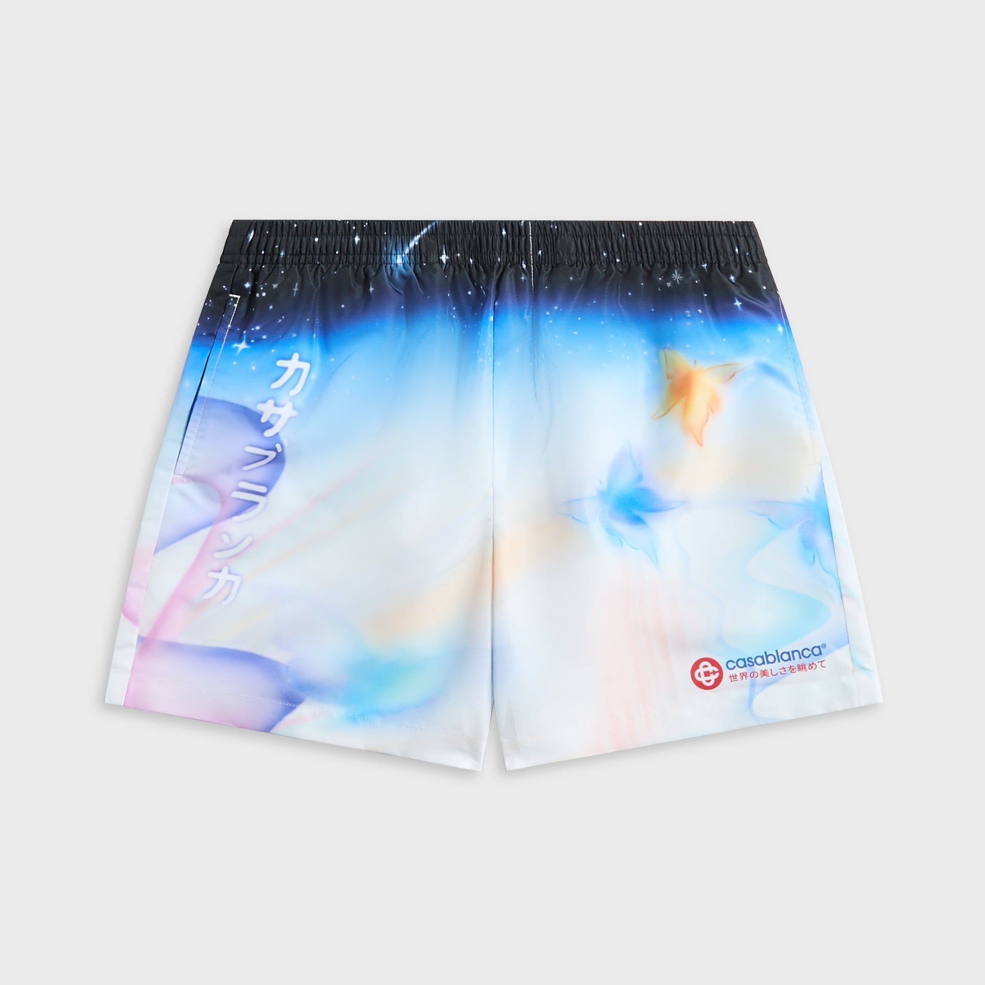 Casablanca Galactic Connection Printed Swim Shorts in Multicolour