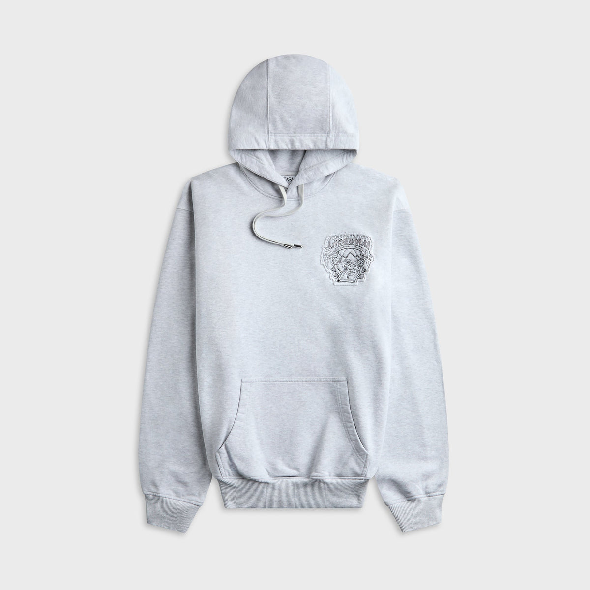 Casablanca Eveil Ancestral Applique Classic Hoodie - Grey Marle