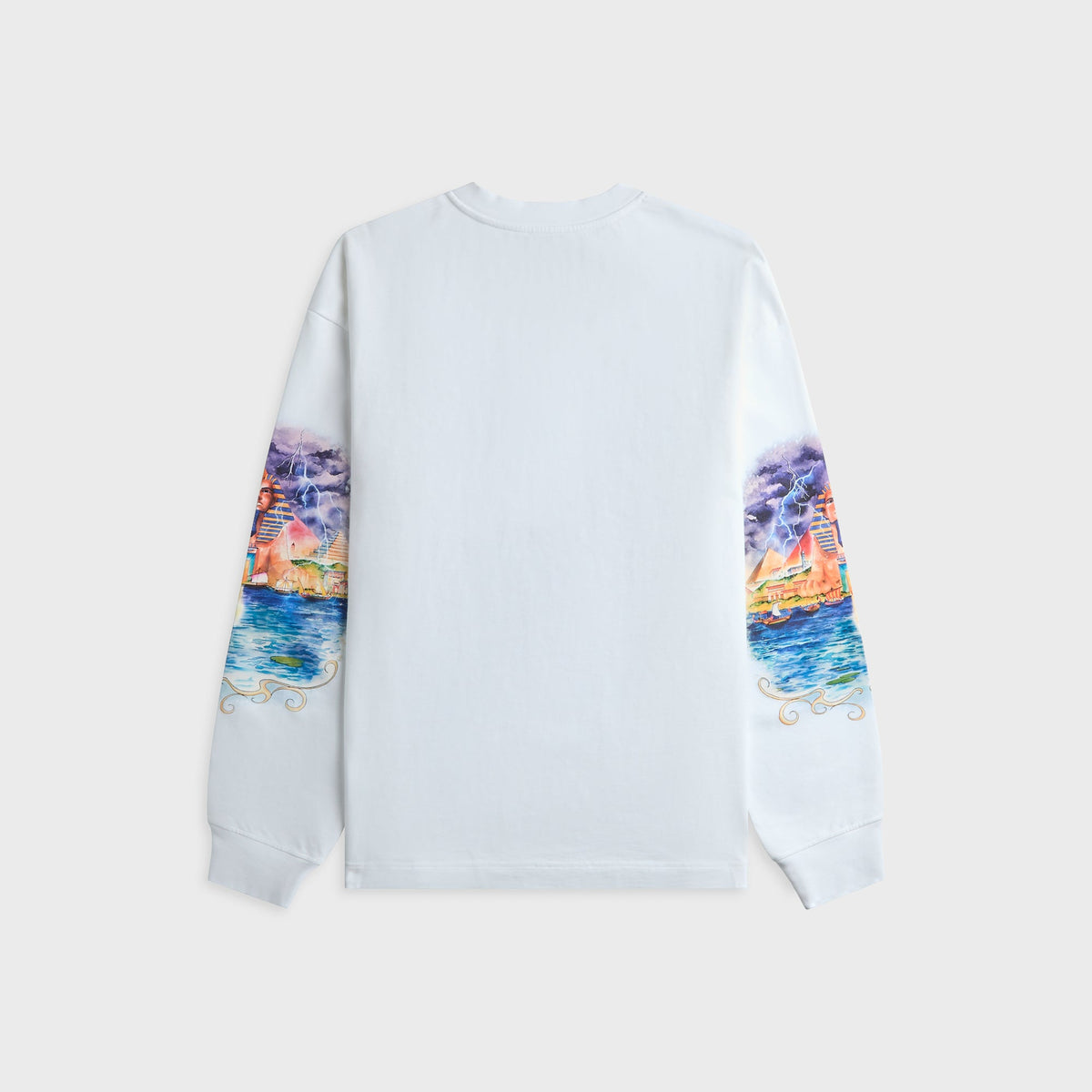 Casablanca Eveil Ancestral Long Sleeve Tee - Bright White