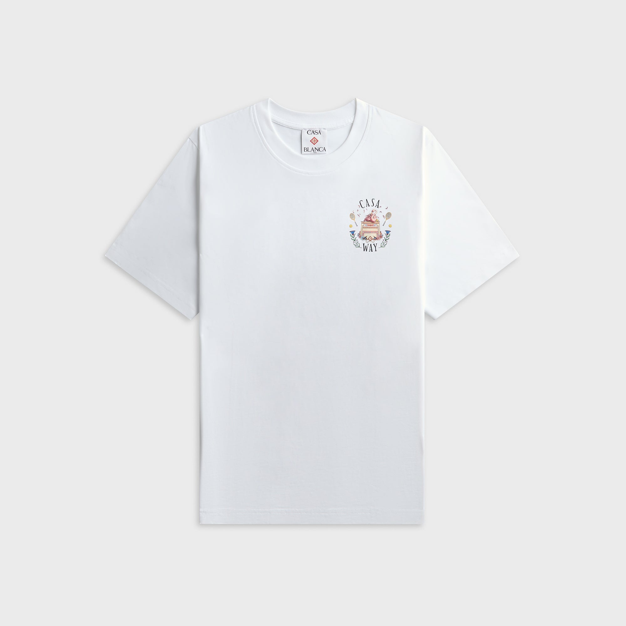 Casablanca Casa Way Short Sleeve Tee - White – Kith