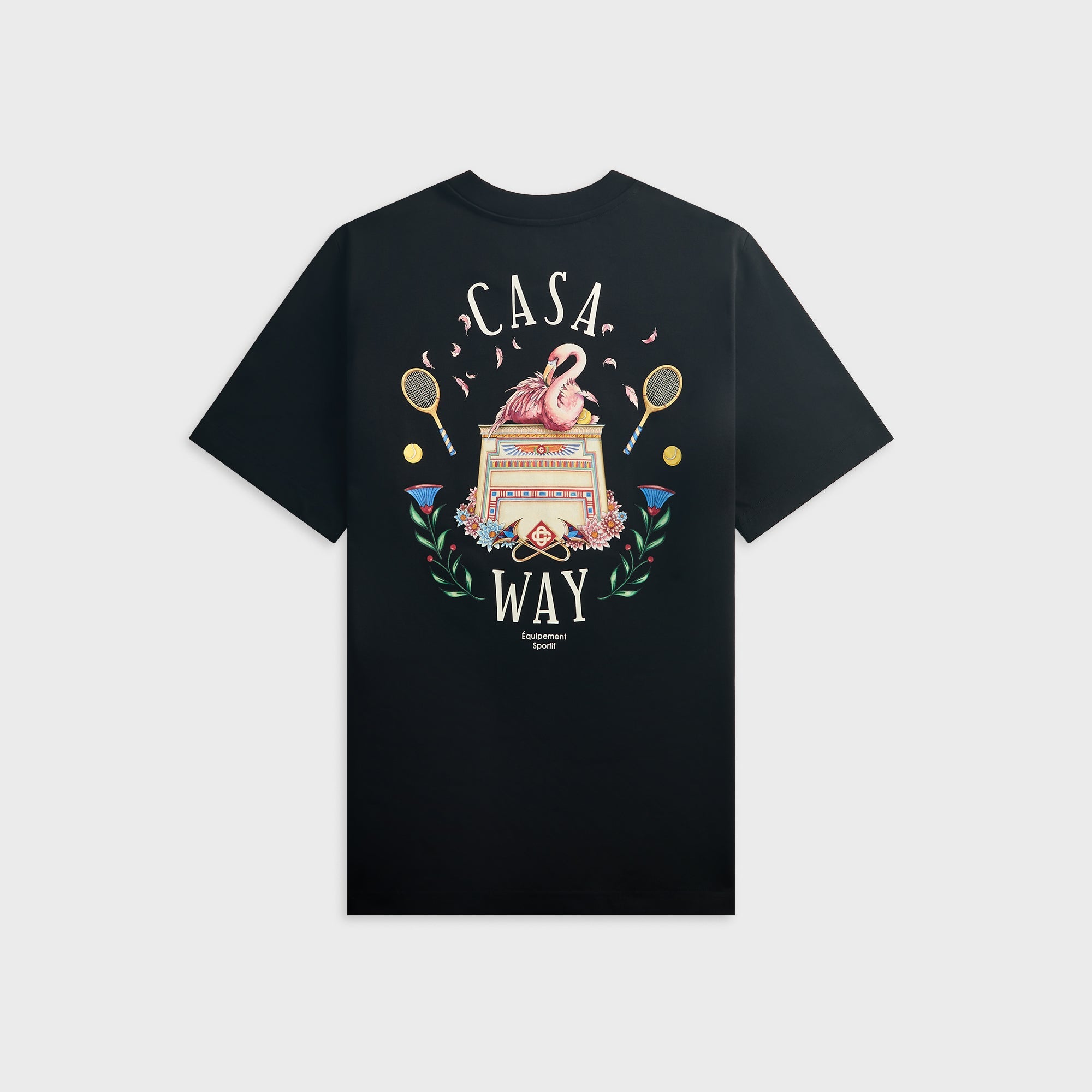 Casablanca Casa Way Short Sleeve Tee - Black – Kith