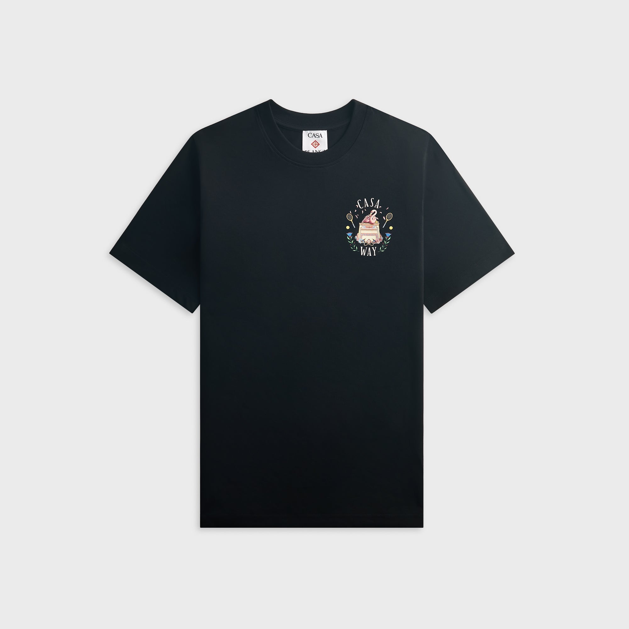 Casablanca Casa Way Short Sleeve Tee - Black – Kith