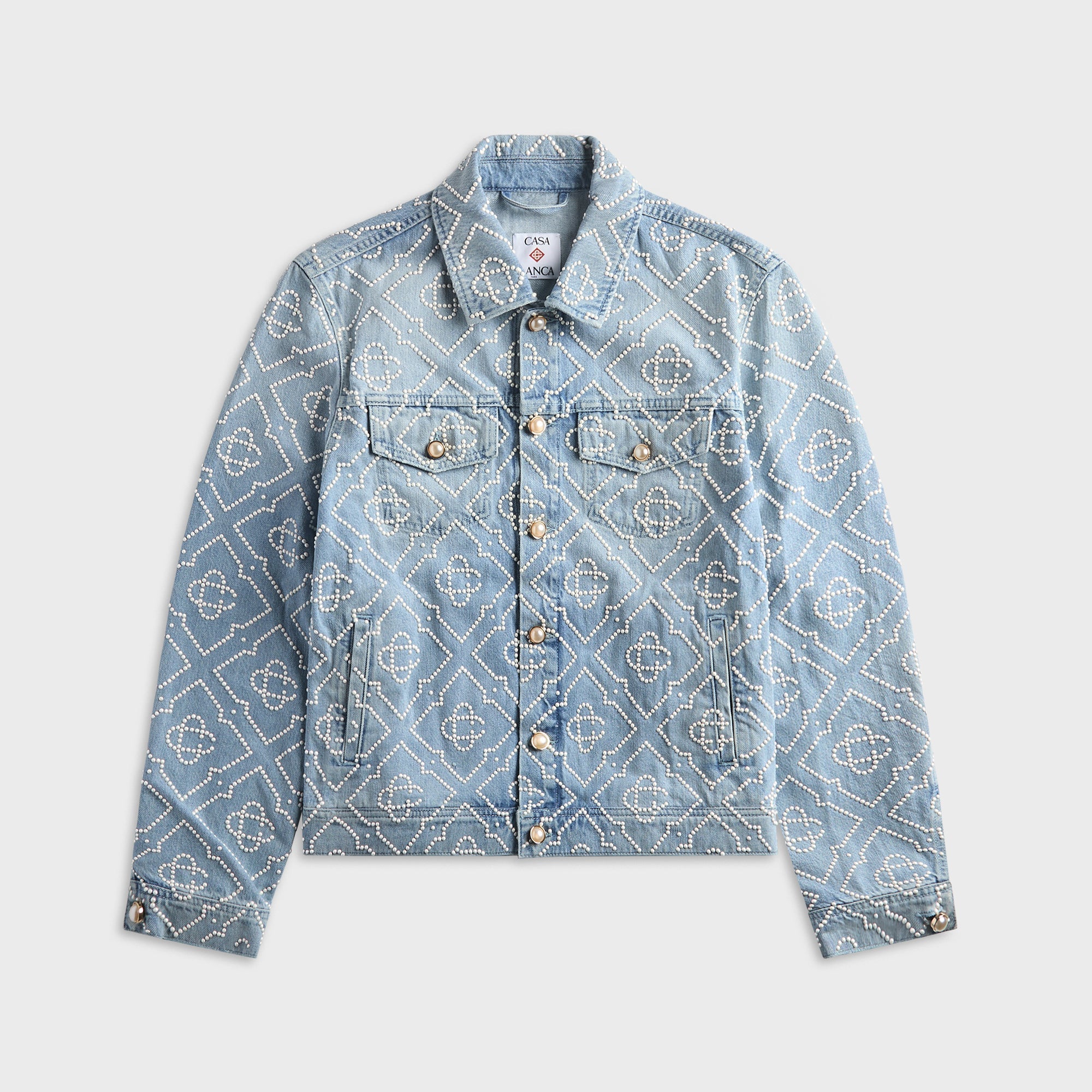 Casablanca Pearl Denim Jacket - Blue – Kith