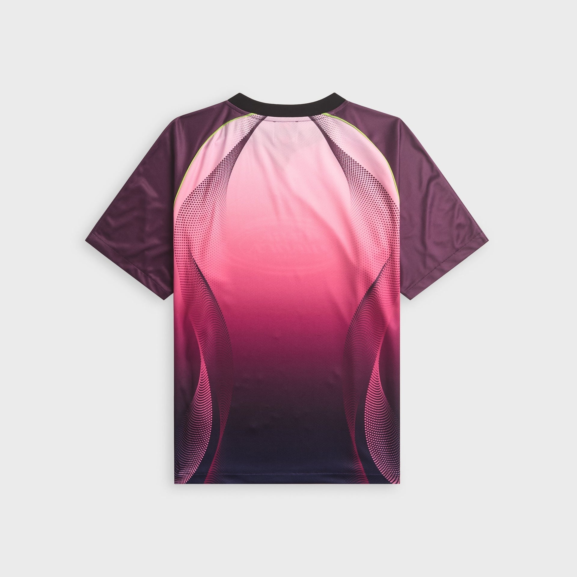 Casablanca Gradient Short Sleeve Football Jersey - Aubergine