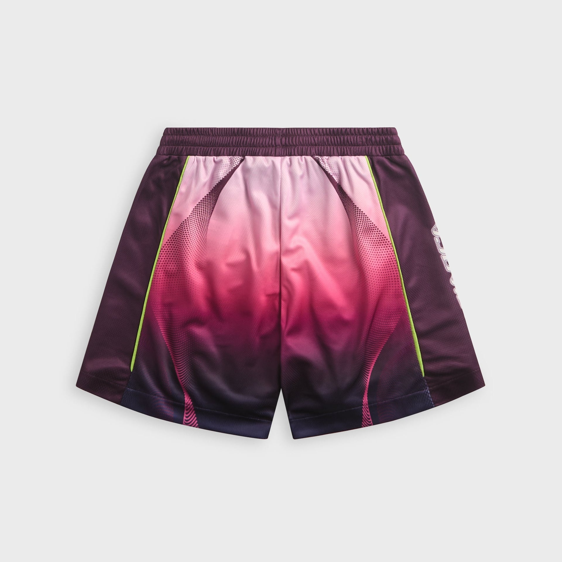 Casablanca Gradient Football Short - Aubergine