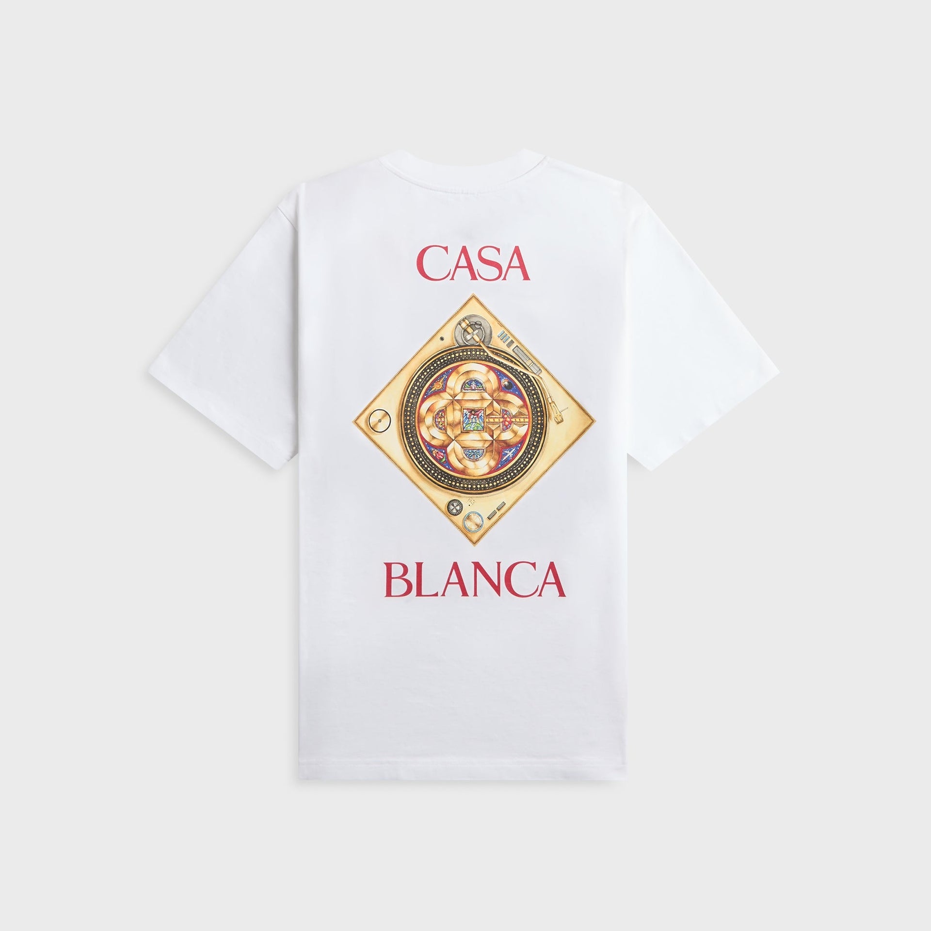 Casablanca Plafond Orne De Musique Short Sleeve Tee - White