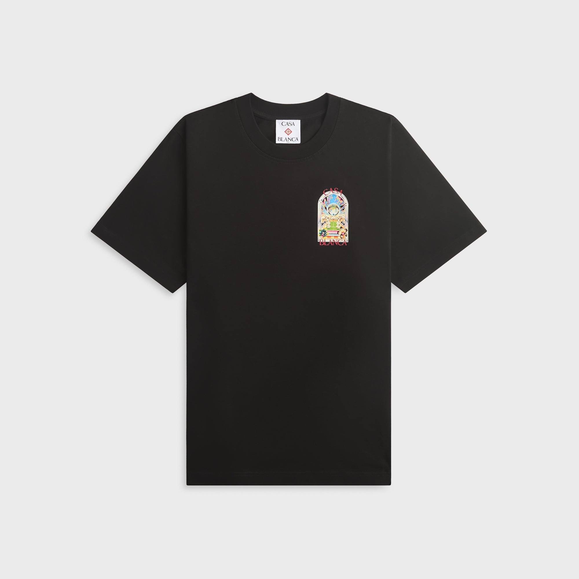 casablancaさん Casablanca Tennis Landscape Short Sleeve Tee - Black – Kith