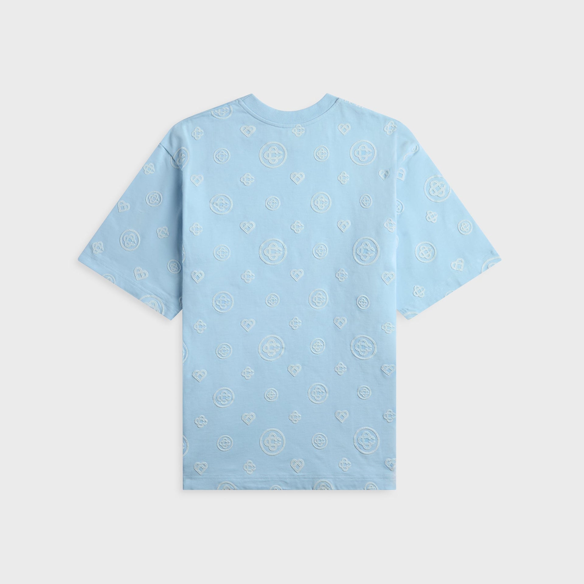 Casablanca Applique Monogram Oversized Short Sleeve Tee - White