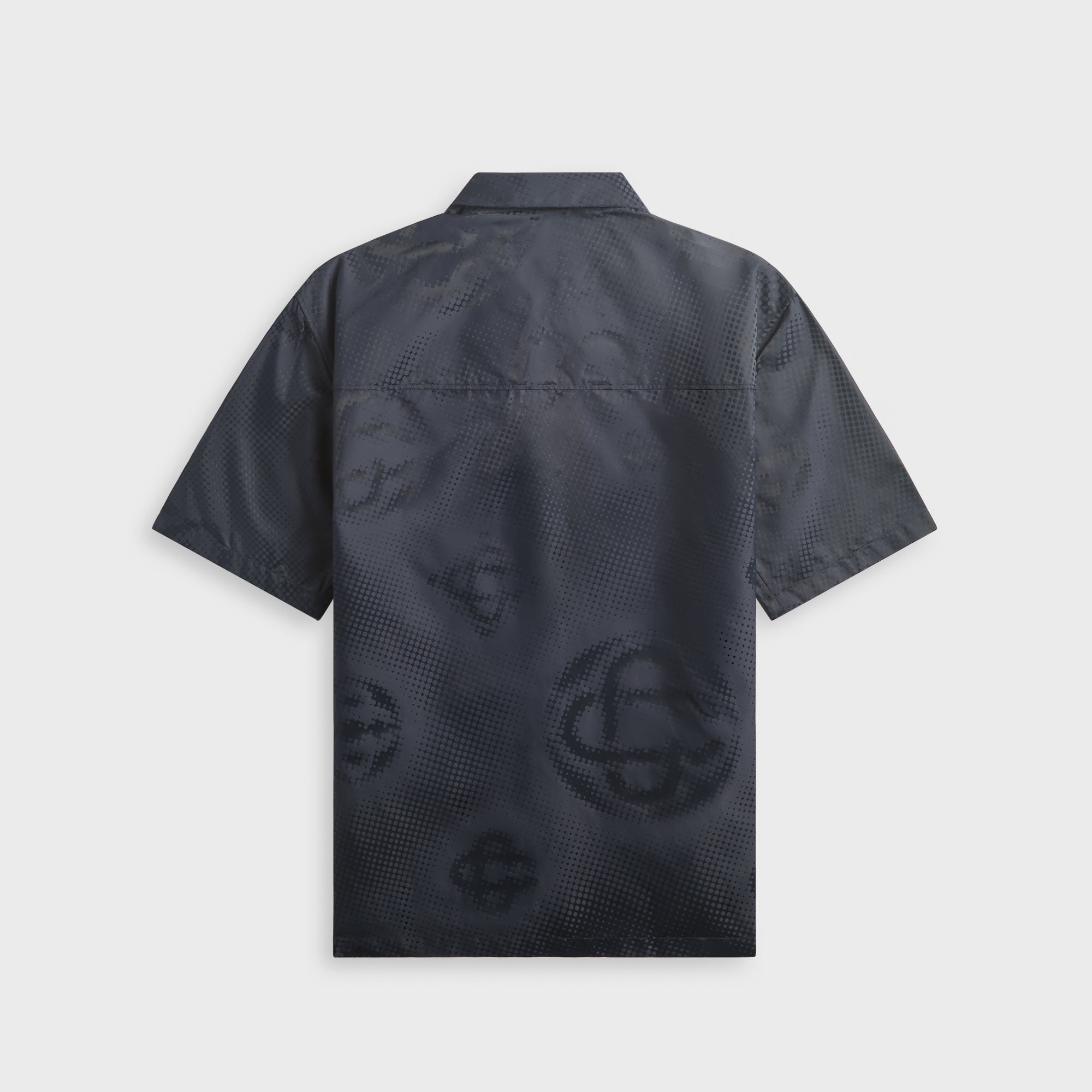Casablanca Half Tone Monogram Short Sleeve Shirt - Navy – Kith