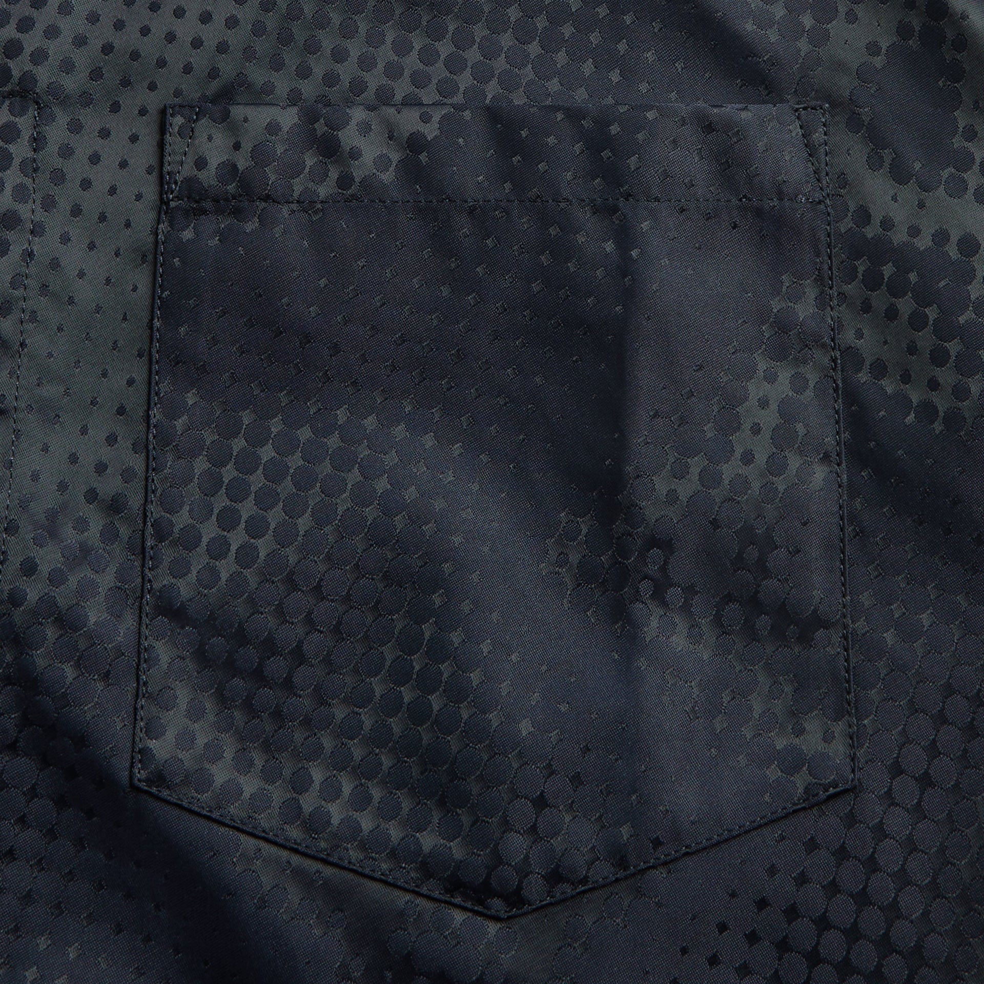 Casablanca Half Tone Monogram Short Sleeve Shirt - Navy