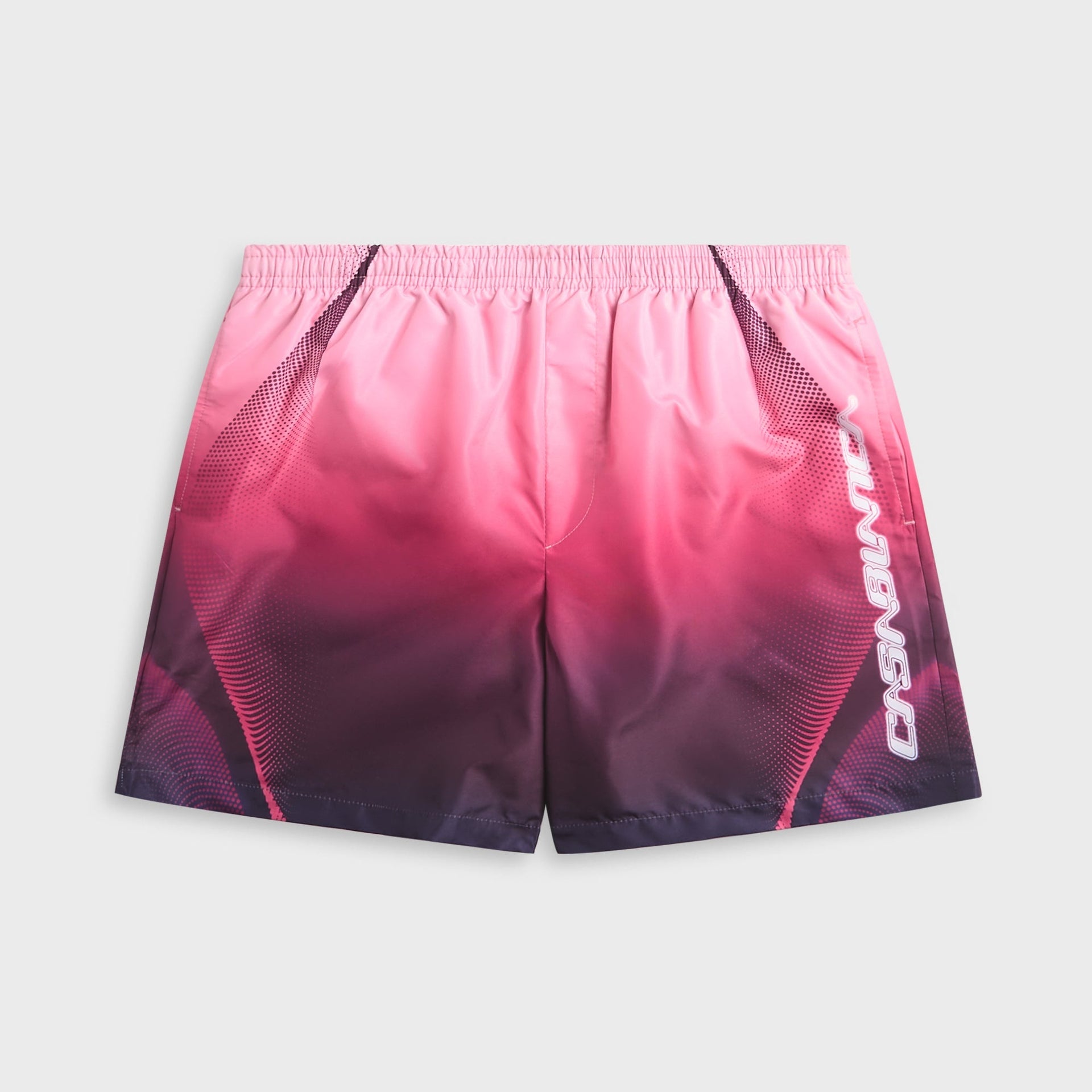 Casablanca Gradient Printed Swim Short - Aubergine