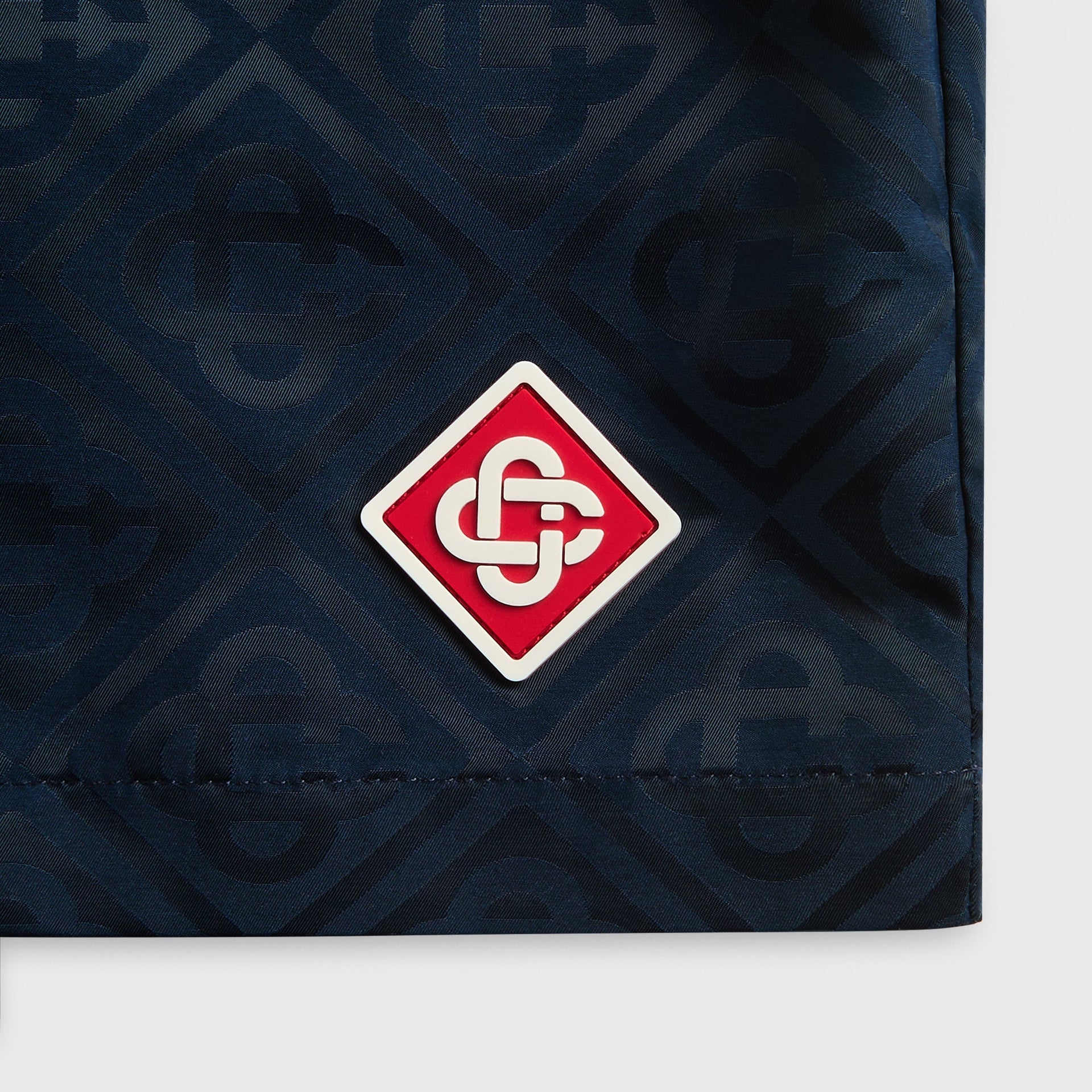 Casablanca Monogram Jacquard Swim Short - Black