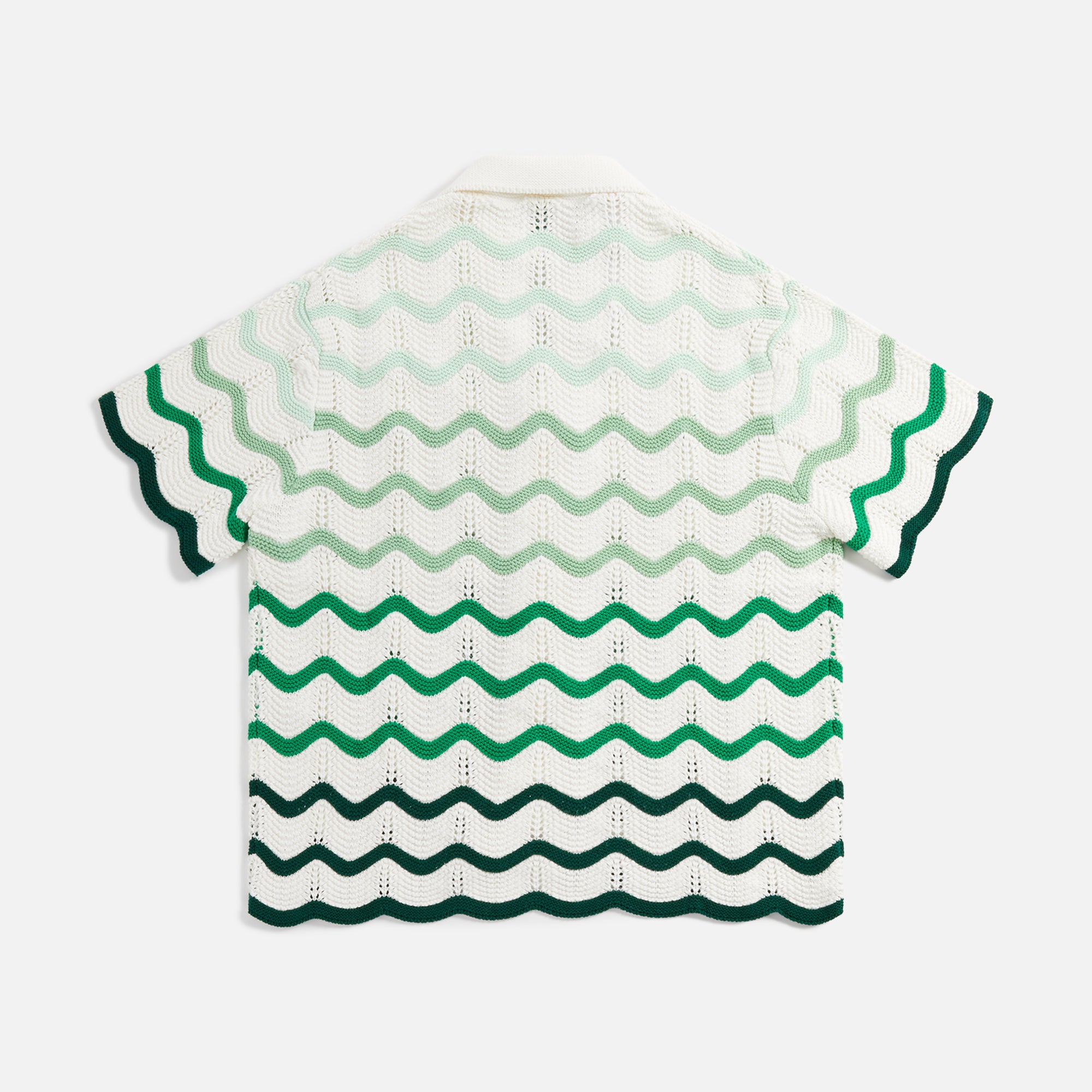 Casablanca Gradient Wave Texture Shirt - Green – Kith