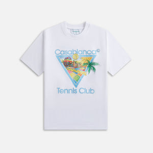 Casablanca Afro Cubism Tennis Club Tee - White