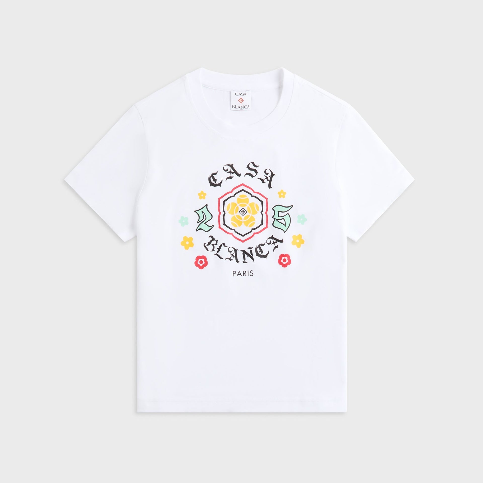 Casablanca Bosozoku Printed Fitted Tee - White
