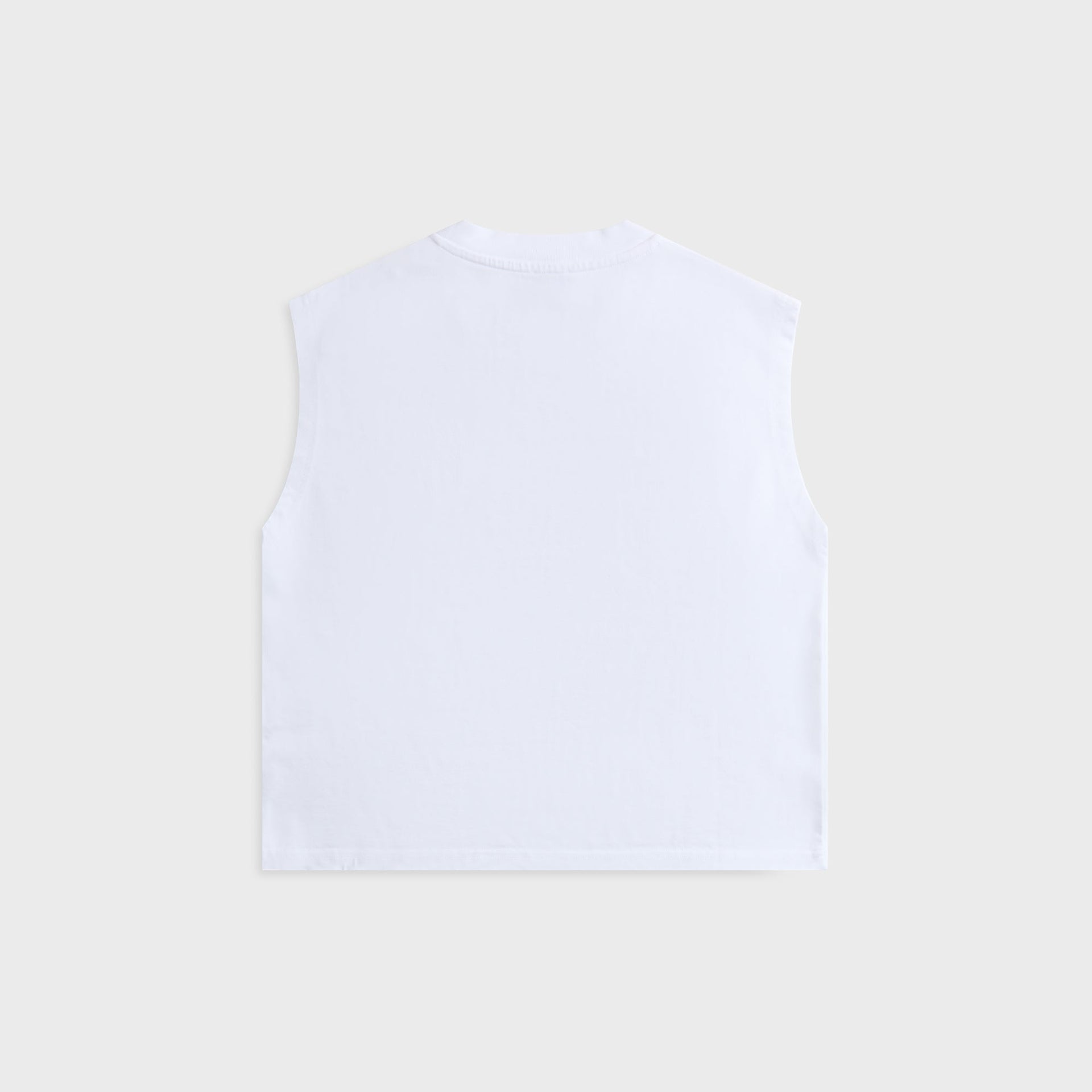 Casablanca Ribbed Tank Top - Bright White Jersey