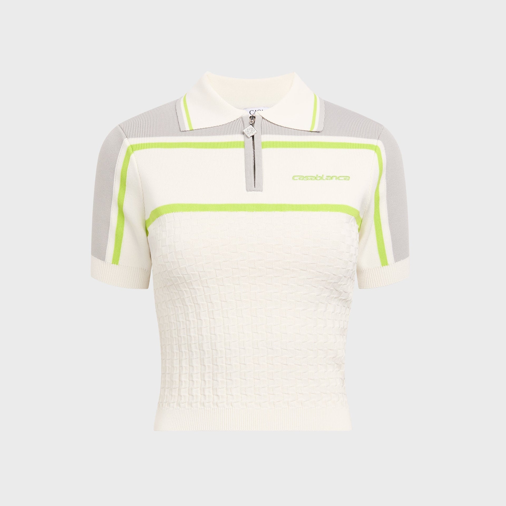 Casablanca Tennis Polo Shirt - White