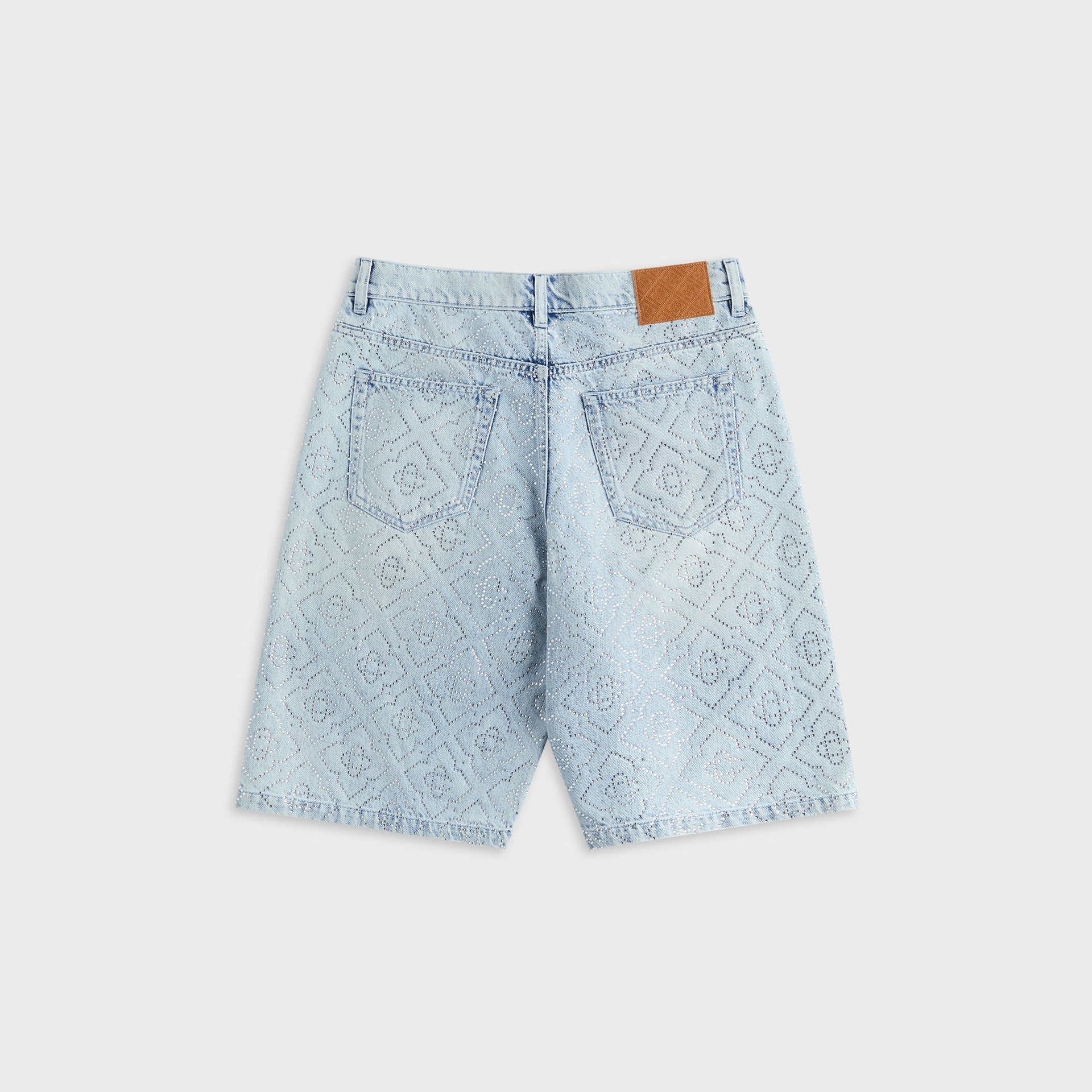 Casablanca Hotfix Baggy Denim Short - Light Wash