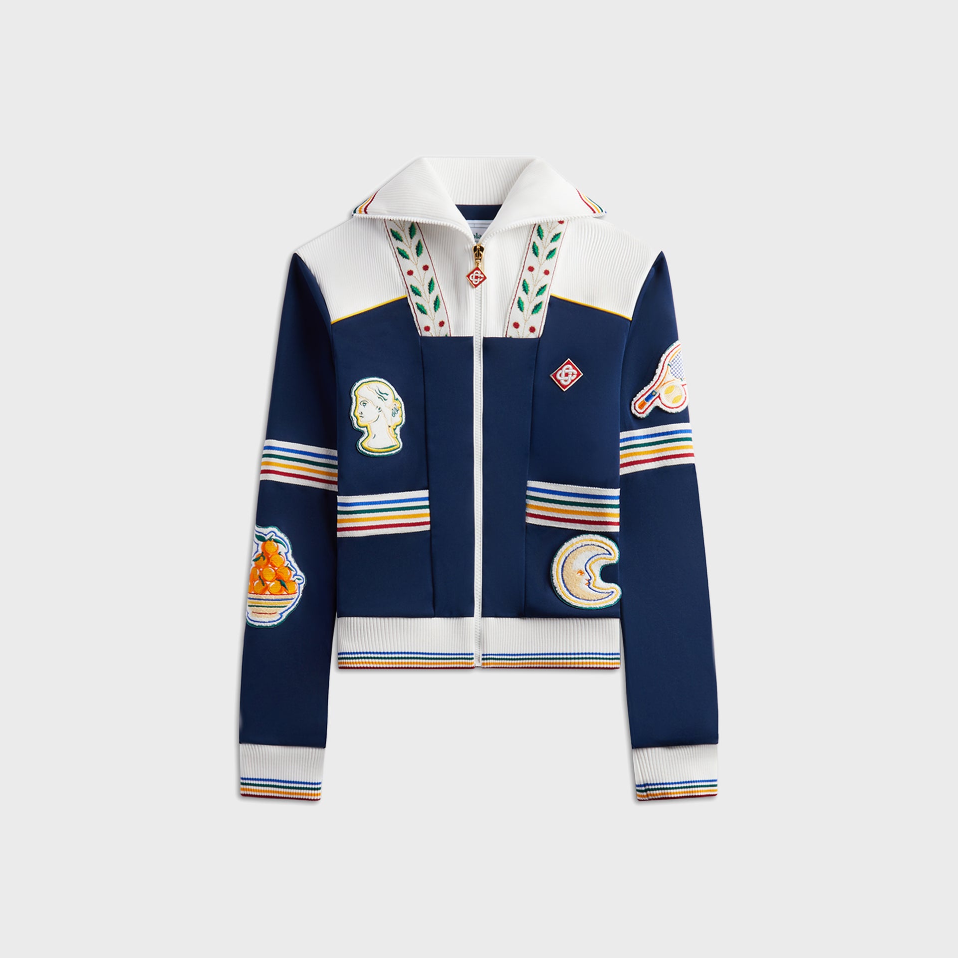 Casablanca Varsity Track Jacket - Navy