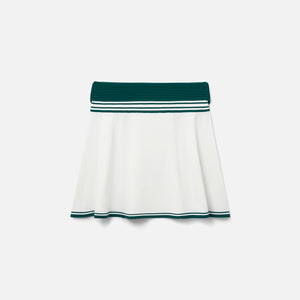 Casablanca Draped Nylon Skirt - White