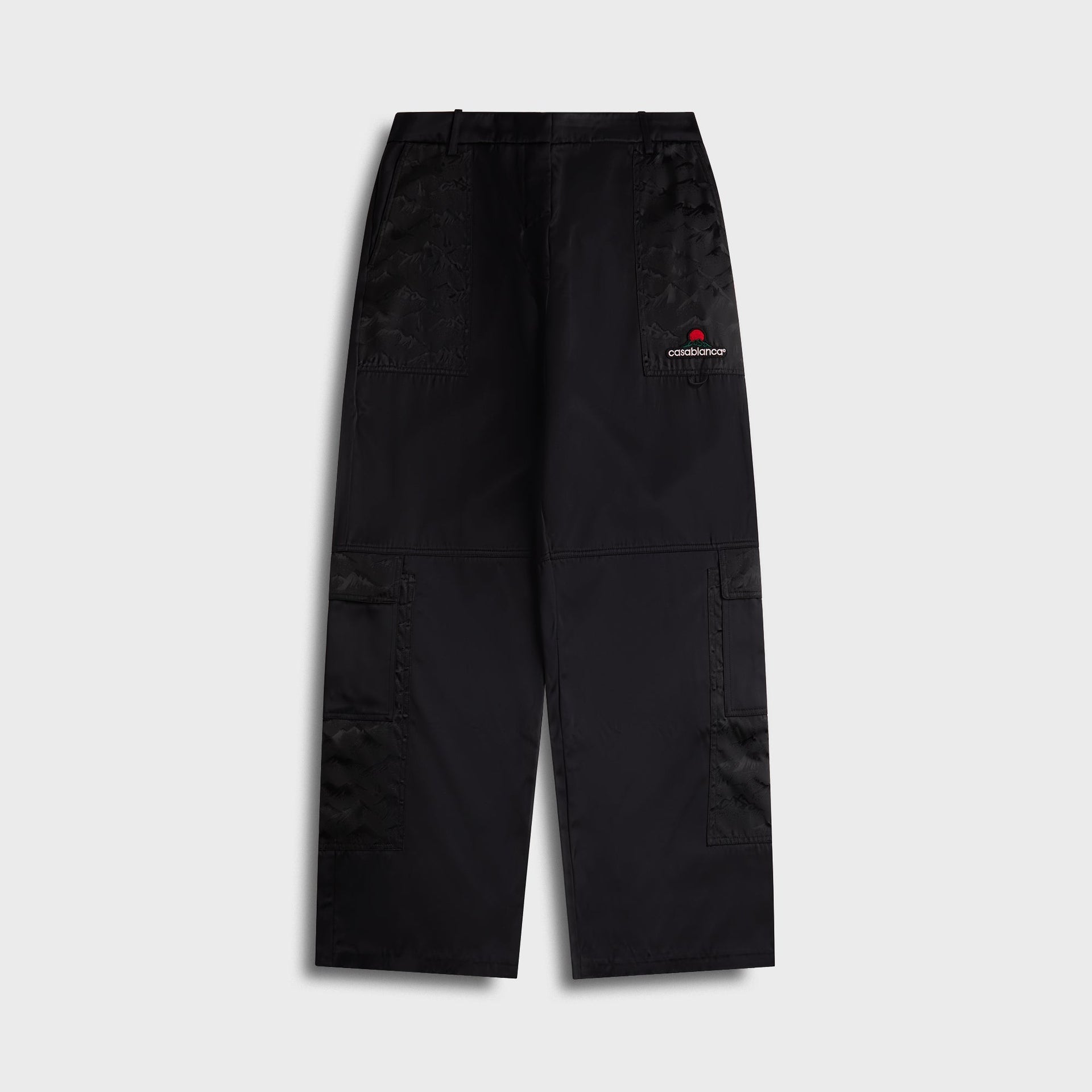 Casablanca Casa Mountain Camo Cargo Trousers in Black