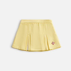 Casablanca Box Pleat Skirt - Yellow