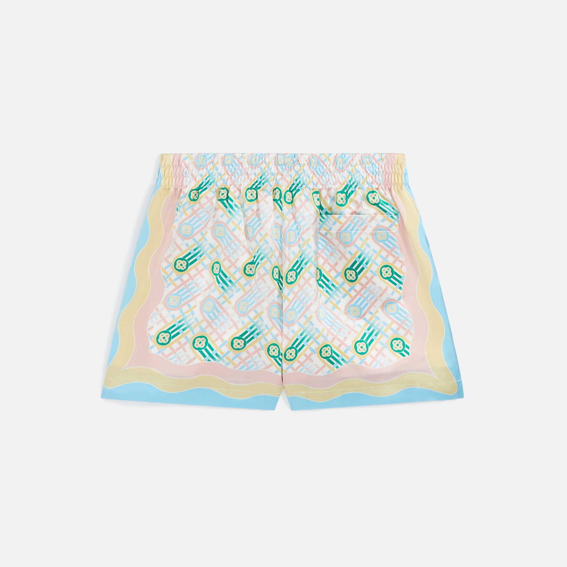 Casablanca Printed Silk Shorts - Multi