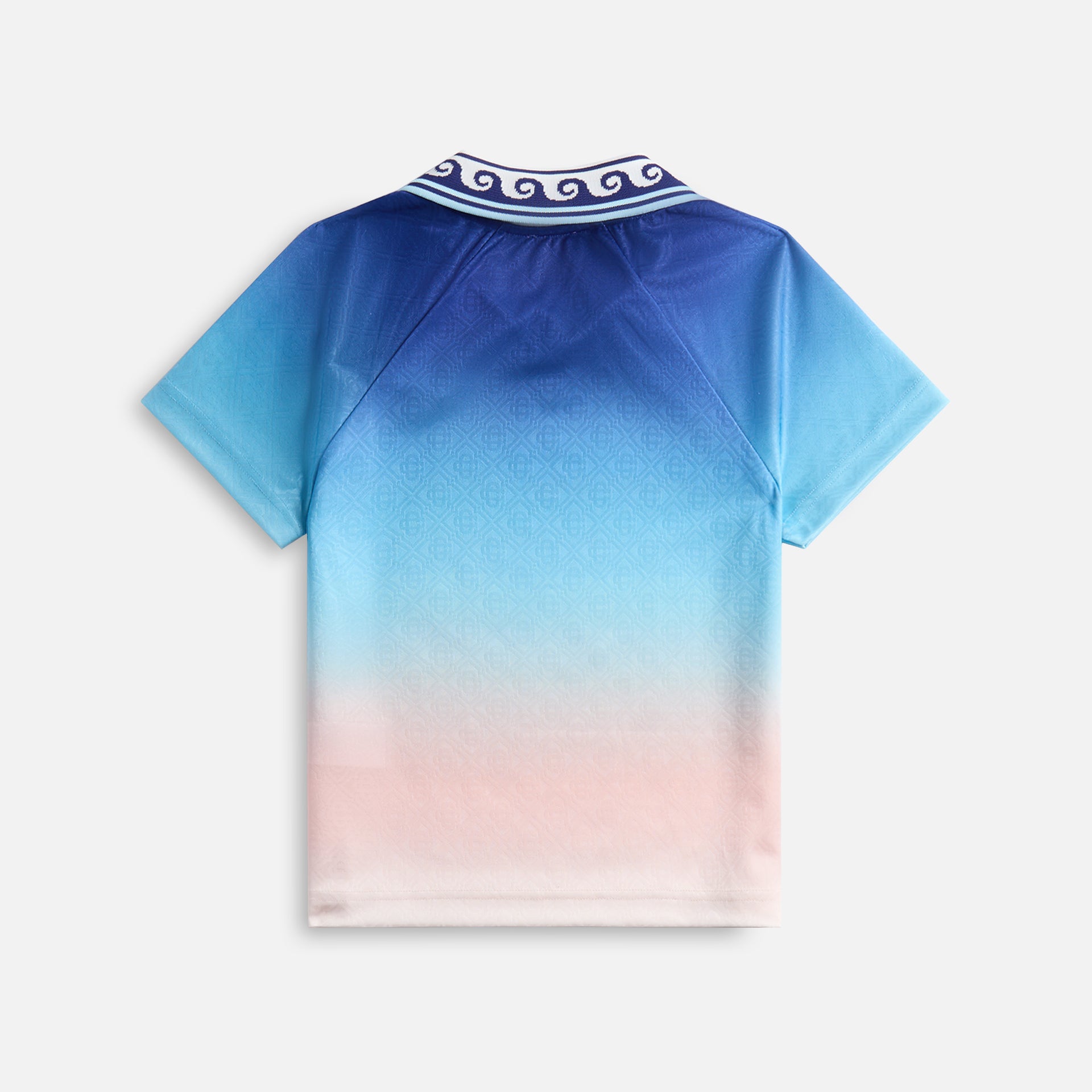 Casablanca Short Sleeve Football Shirt - Blue Gradient