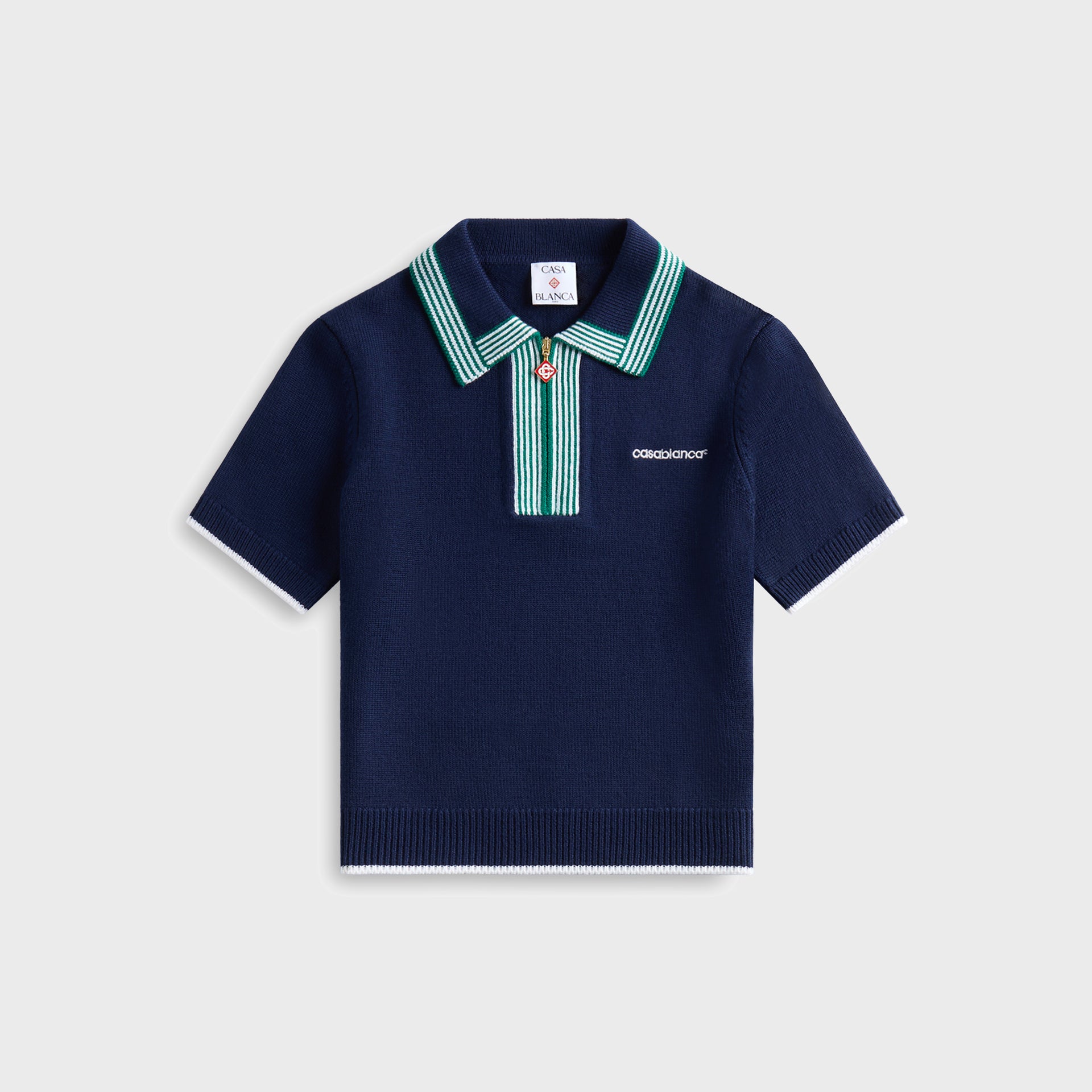 Casablanca Tennis Polo - Navy