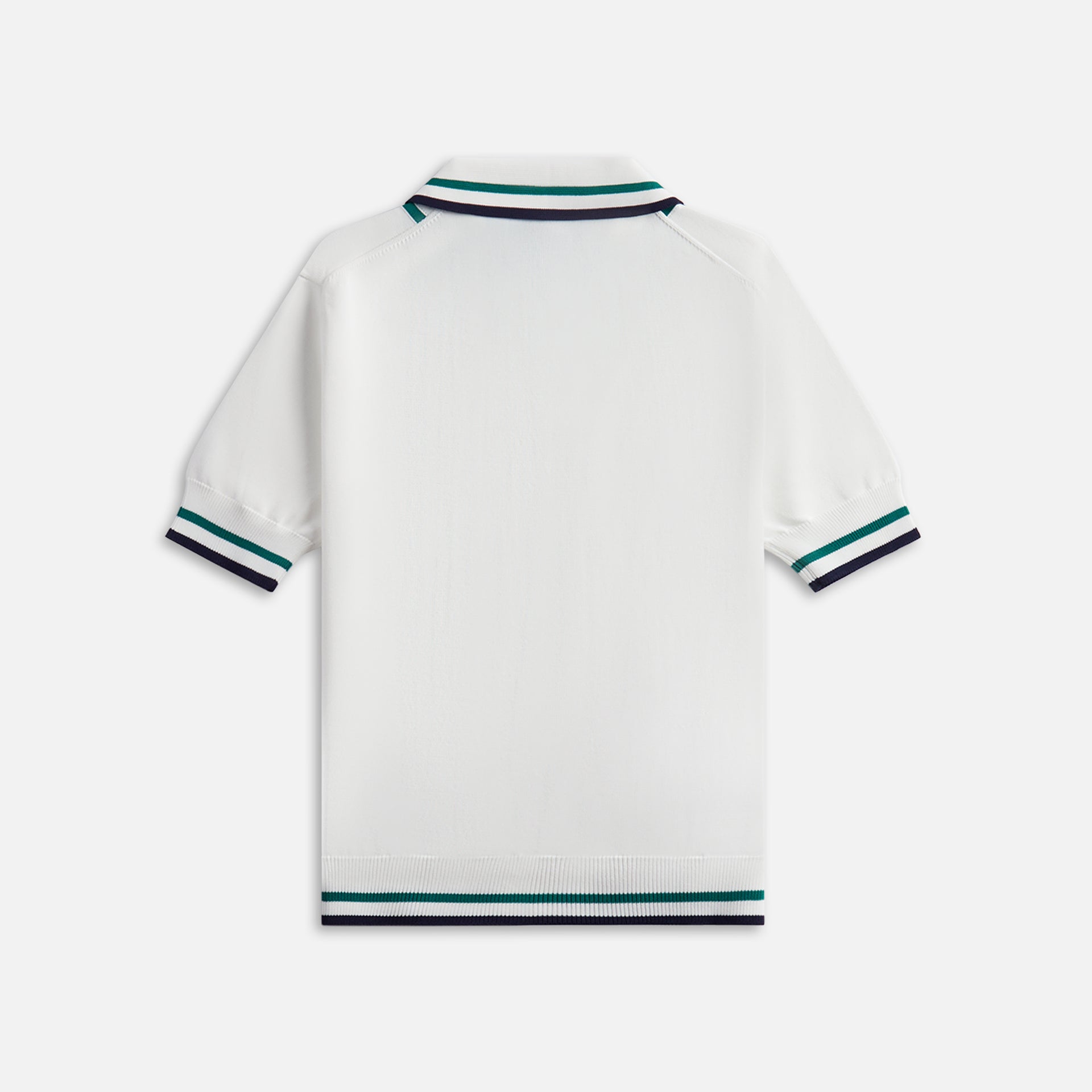 Casablanca Pointelle Tennis Polo - White