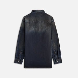 Acne Studios Karto U Darkside Unisex Denim Shirt - Dark Blue