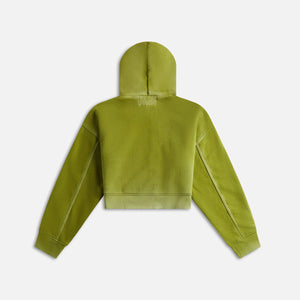 Cotton Citizen Botston Crop Hoodie - Vintage Matcha