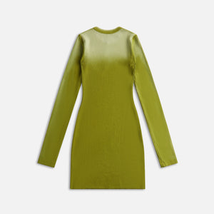 Cotton Citizen Verona Long Sleeve Mini Dress - Matcha Cast