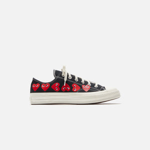 Comme Des Garçons Play x Converse cribster Multi Heart Low Top - Black / Red
