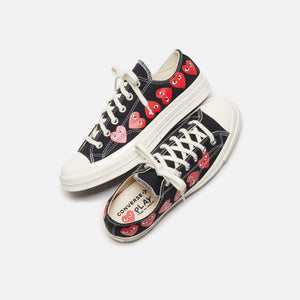 Comme Des Garçons Play x Converse cribster Multi Heart Low Top - Black / Red