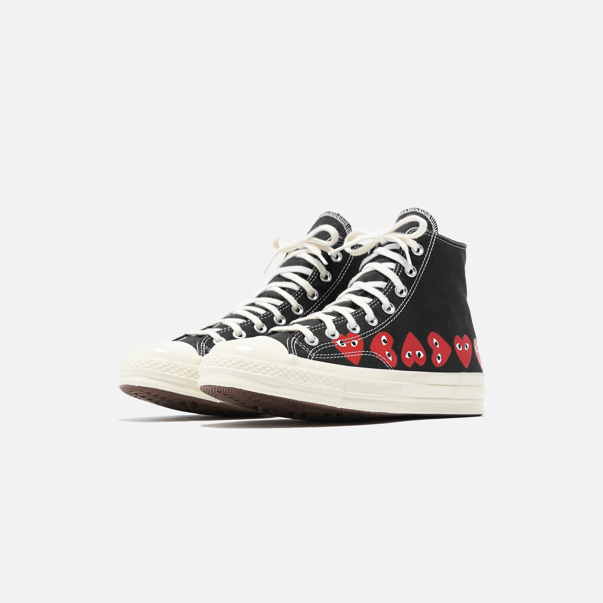 Comme Des Garçons Play x Converse Multi Heart High Top - Black / Red