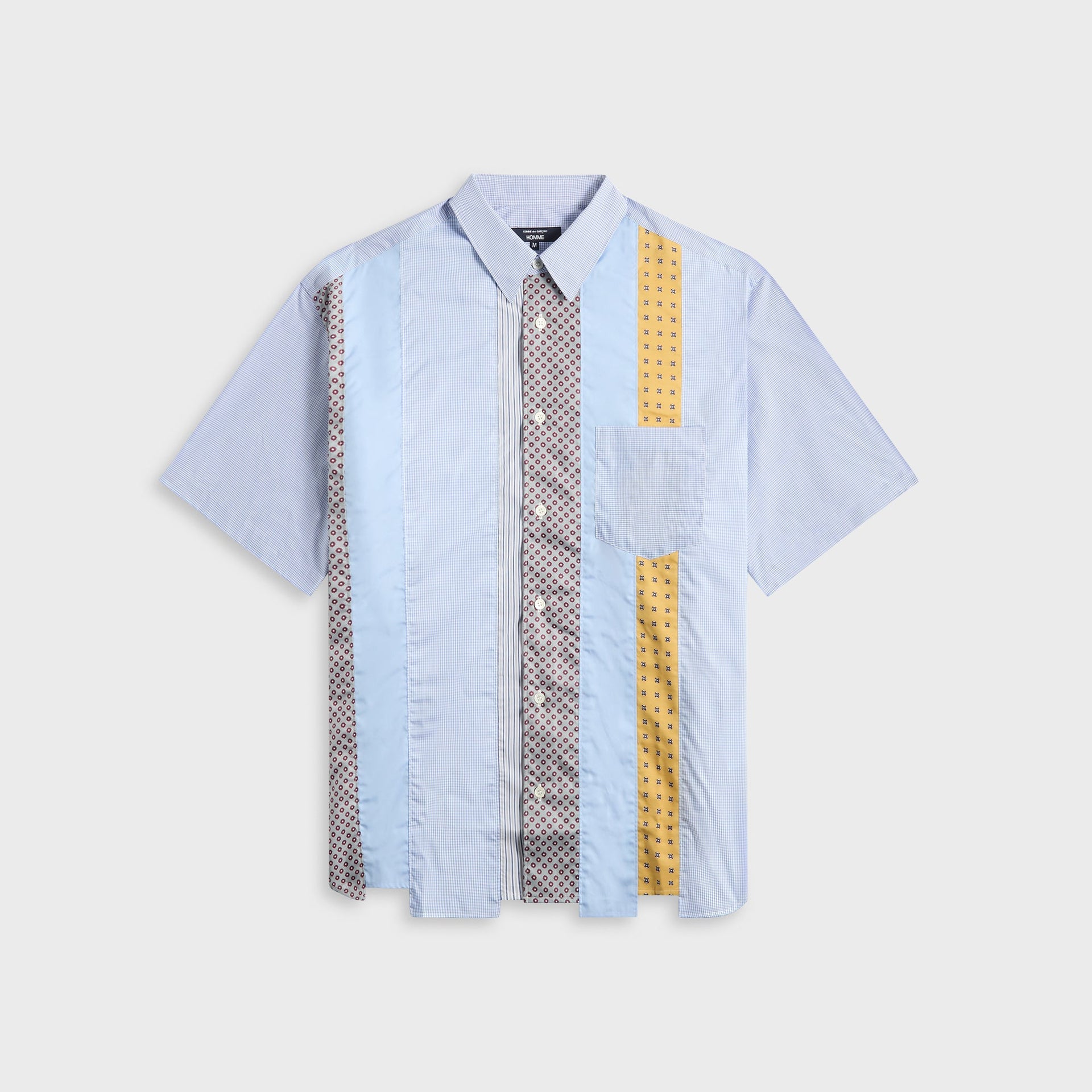 CDG Homme Shirt in White / Sax / Navy