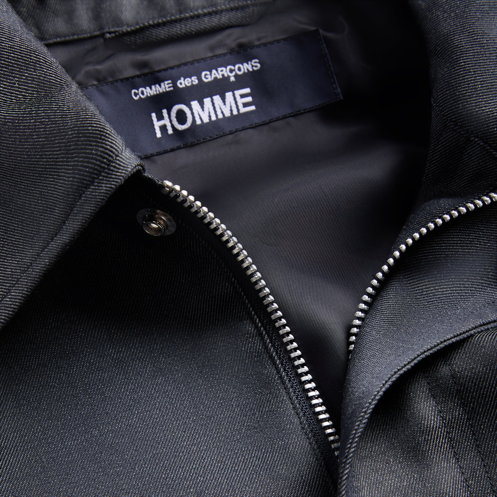 CDG Homme Mohair Wool Blouson - Navy