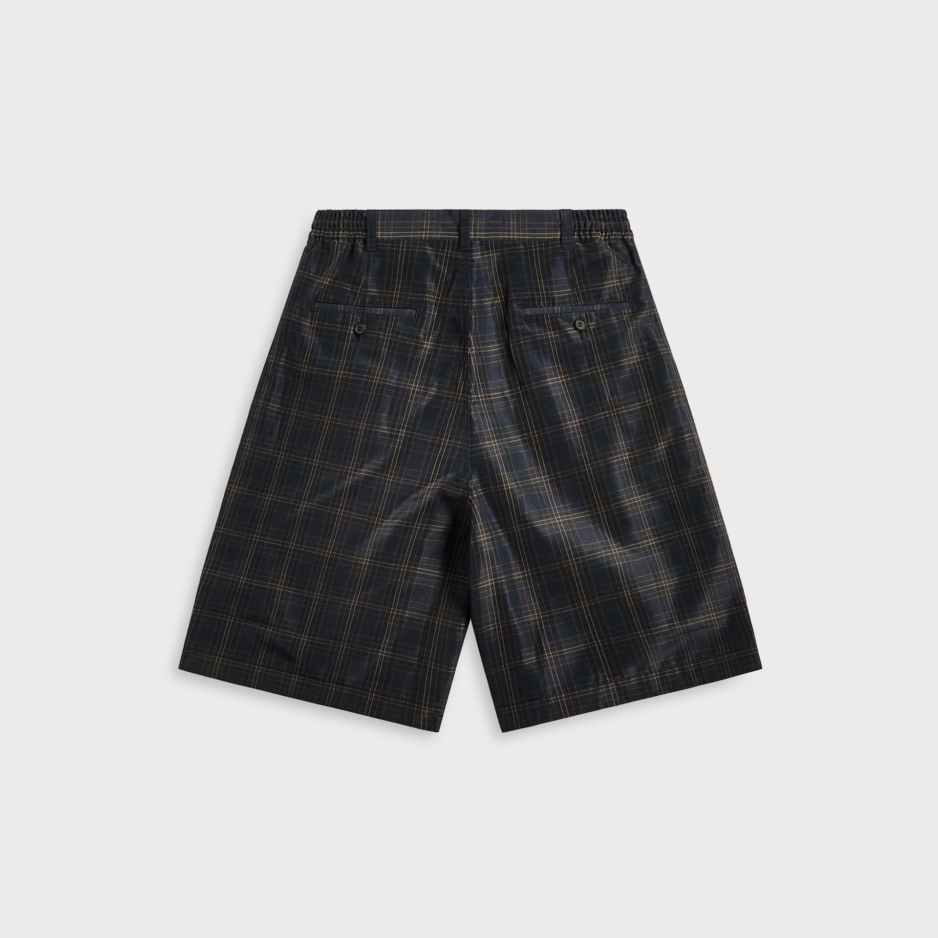 CDG Homme Check Shorts - Navy