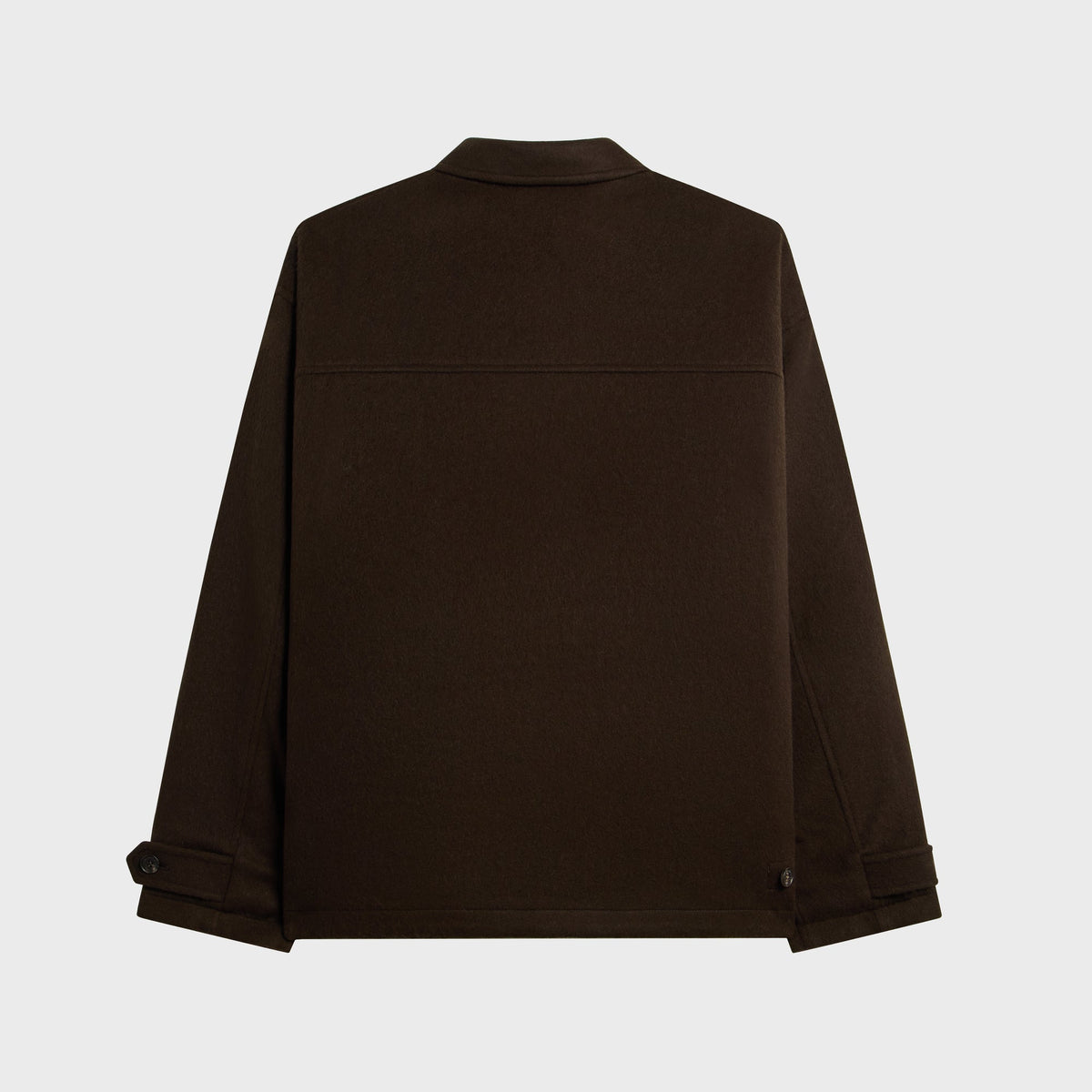 CDG Homme Quilted Zip Wool Jacket - Brown