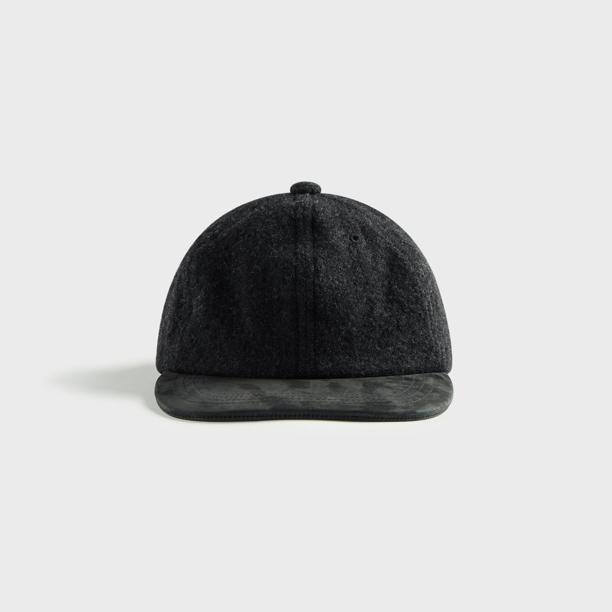 CDG Homme Men's Wool Baseball Cap - Charcoal / Black