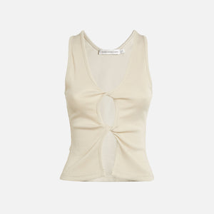 Christopher Esber Open Twist Tank - Putty