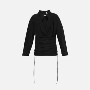 Christopher Esber Deconstructed Denim Cumberbund Shirt - Black