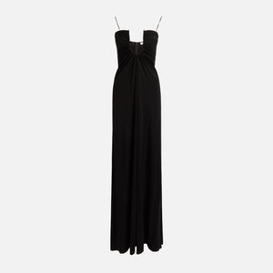 Christopher Esber Arced Palm Strapless Dress - Black