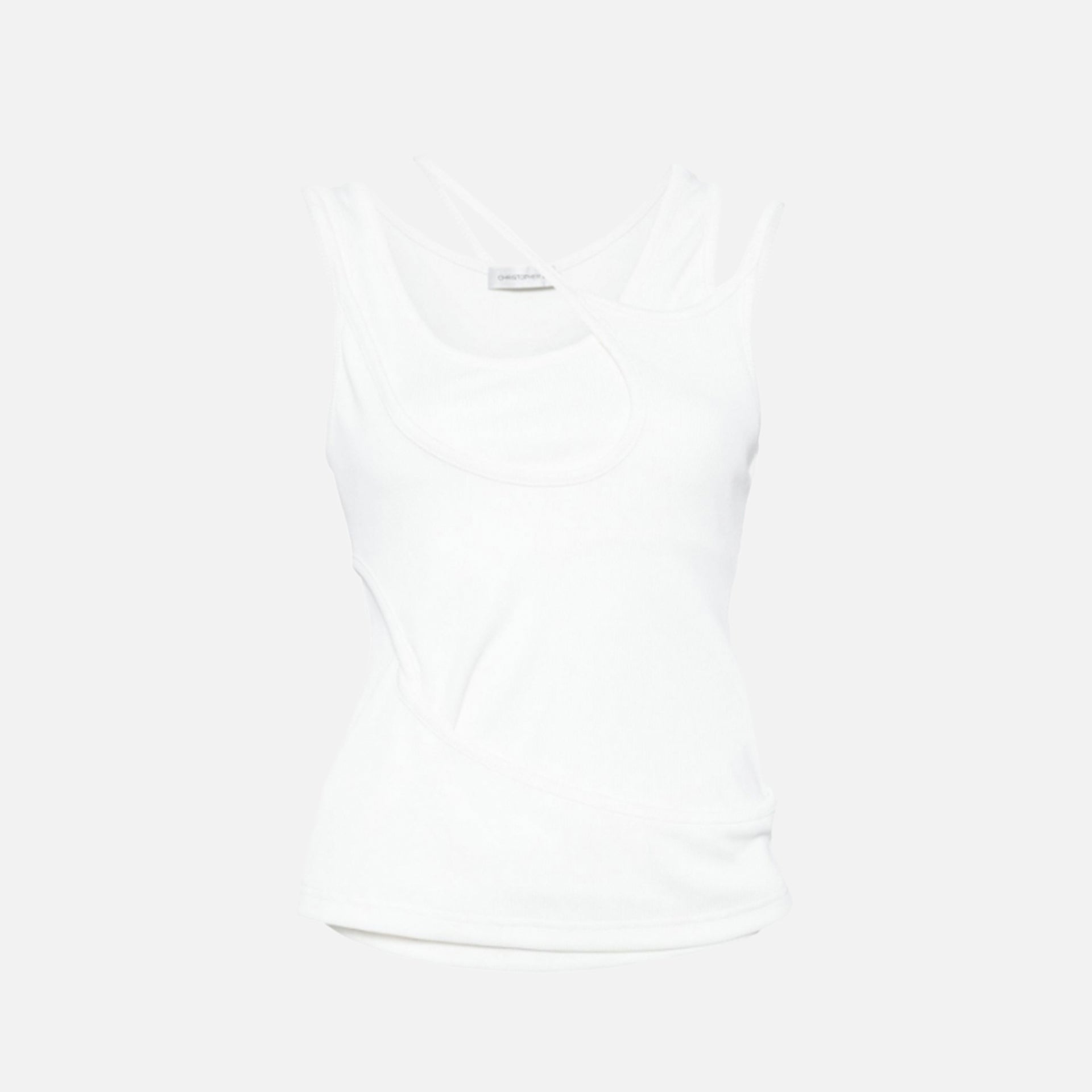 Christopher Esber Overlapped Tank - White