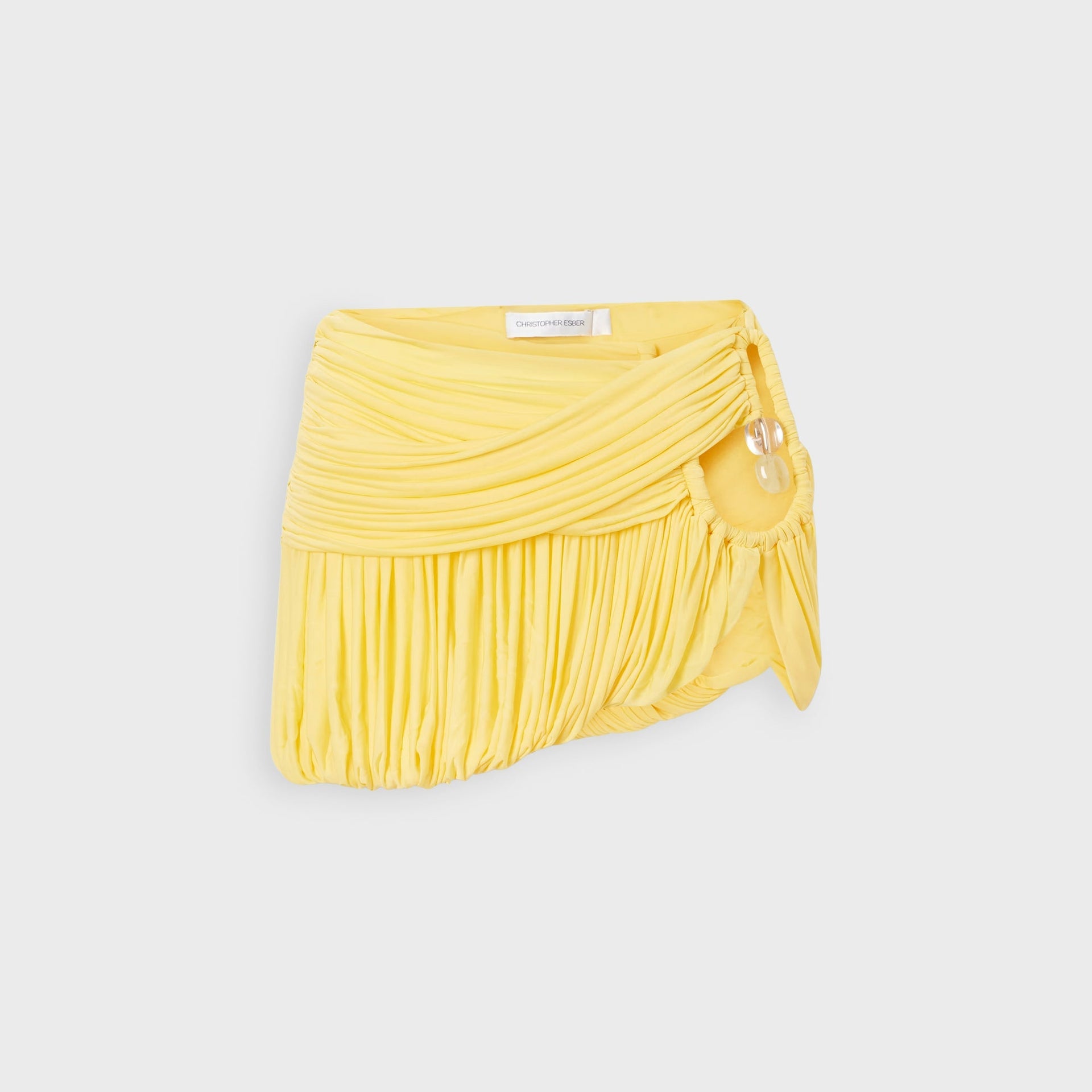 Christopher Esber Beach Glass Bubble Mini Skirt - Soleil